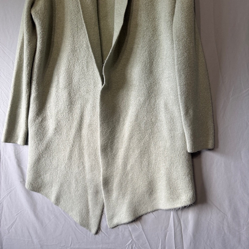 Pink Martini Womens Oversized Stockport Cardigan XXS Mint Lagenlook Wool Blend - Picture 3 of 7